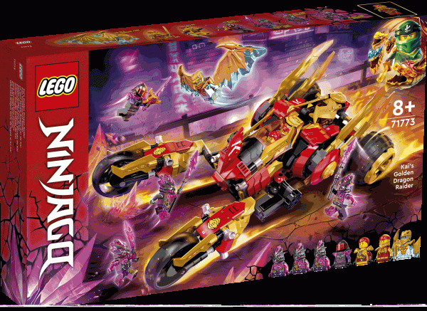 LEGO® NINJAGO 71773 Kais Golddrachen-Raider
