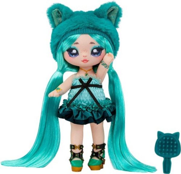 MGA Entertainment 582526EUC Na! Na! Na! Surprise Sweetest Gems Dolls- Emery Moss (Emerald)
