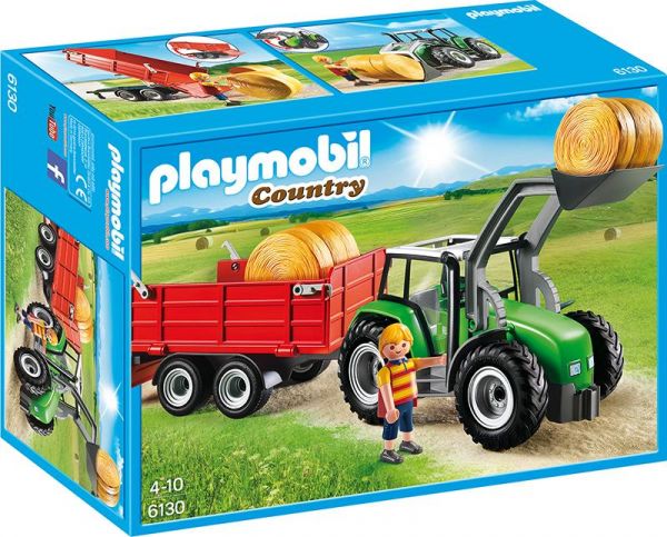PLAYMOBIL® 6130 Großer Traktor mit Anhänger