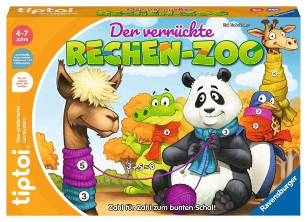RAVENSBURGER 00104 tiptoi® Der verrückte Rechen-Zoo
