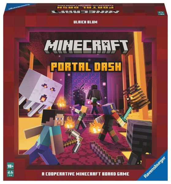RAVENSBURGER 27351 Familienspiel Minecraft Portal Dash