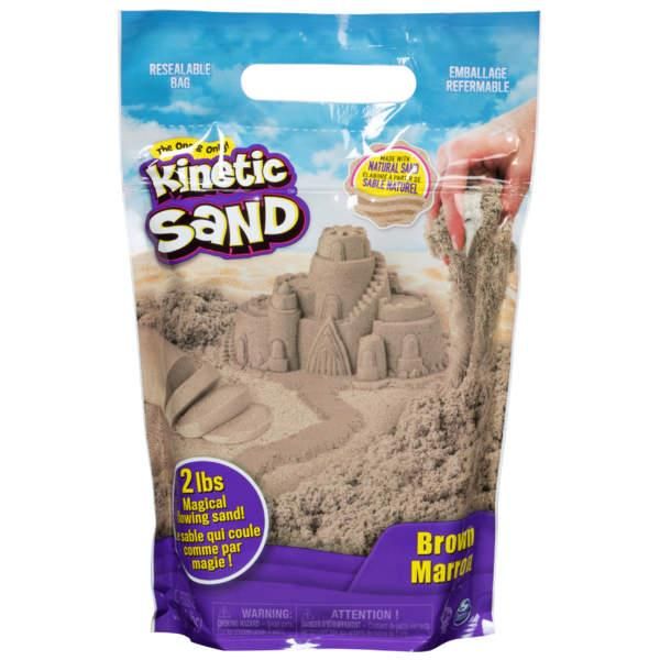 Spin Master 57019 Kinetic Sand Colour Bag Braun (907gr)