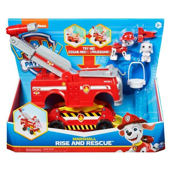 Spin Master 41519 Paw Patrol Rise N Rescue Feature Vehicle Marshall