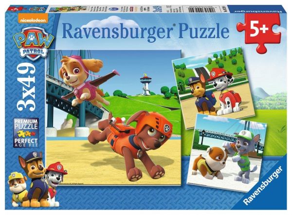 Ravensburger 09239 Puzzle Paw Patrol, Team auf 4 Pfoten
