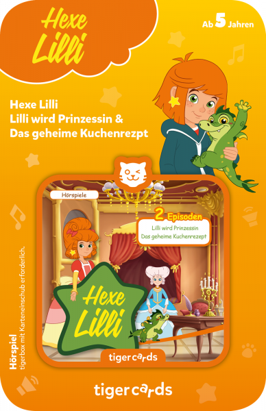 TIGER MEDIA 4133 tigercard - Hexe Lilli: Lilli wird Prinzessin &amp; Das geheime Kuchenrezept
