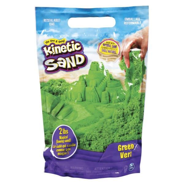 Spin Master 56057 Kinetic Sand Colour Bag Grün (907 g)