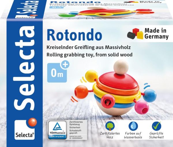Selecta 61068 Rotondo, Kreiselnder Greifling, 7,5 cm