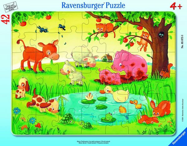 Ravensburger 05075 Ravensburger Kinderpuzzle - Kleine Tierfreunde