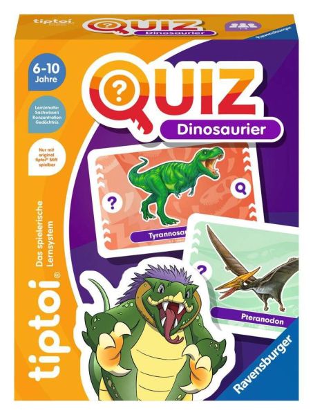 RAVENSBURGER 00165 tiptoi® Quiz Dinosaurier