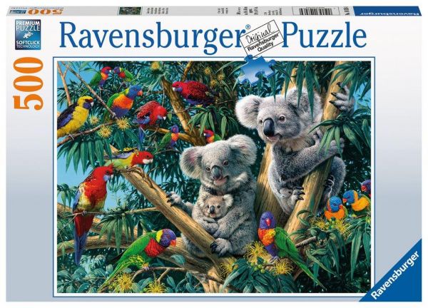 Ravensburger 14826 Puzzle - Koalas im Baum - 500 Teile