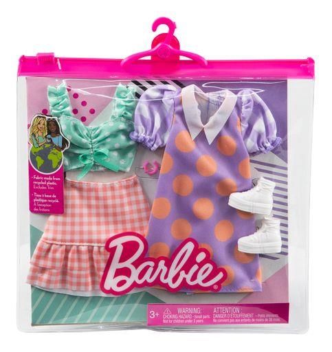MATTEL HBV70 Barbie Moden  2 Outfits und 2 Accessoires für die Barbie-Puppe