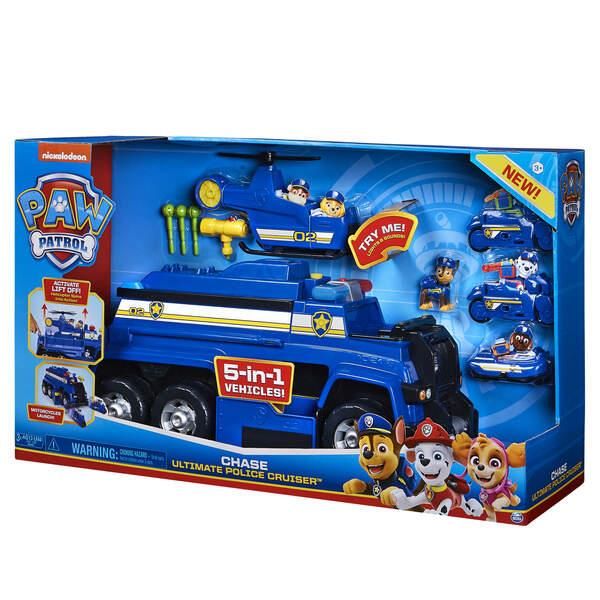 Spin Master 31137 PAW Chases 5-in-1 Ultimate Police Cruise