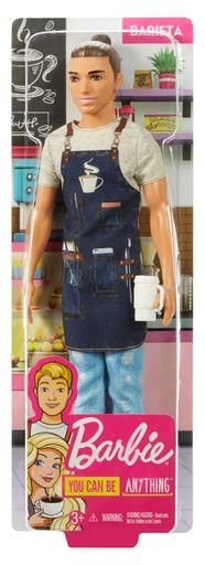 MATTEL FXP03 Barbie Ken Career Puppe Barista