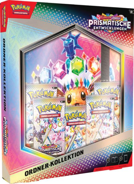 POKÉMON 10511 Karmesin & Purpur 8.5 Prismatische Entwicklungen Ordner Kollektion