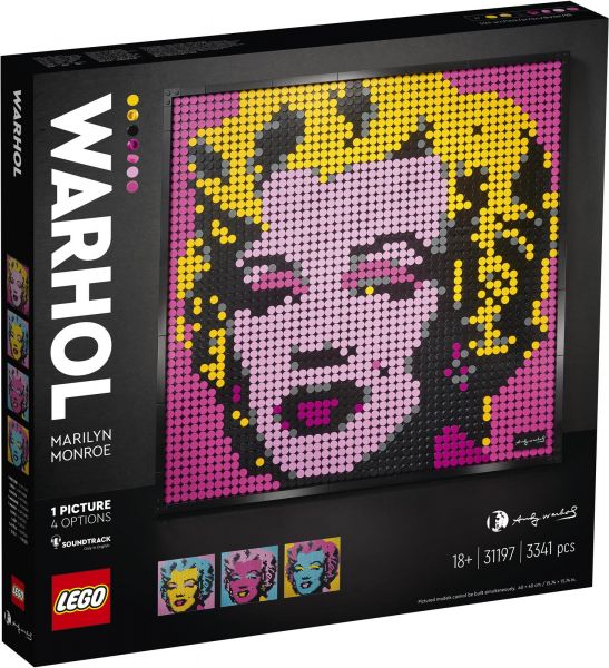 LEGO® Art 31197 Andy Warhol´s Marilyn Monroe