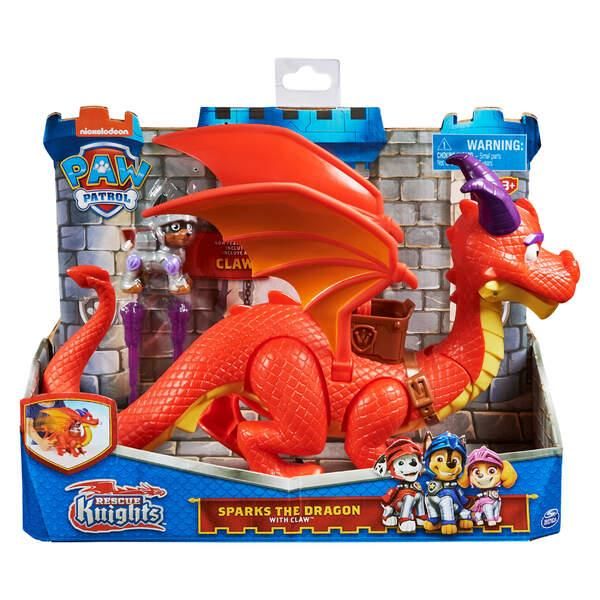 Spin Master 39984 PAW PATROL Knights Sparks der Drache and Claw