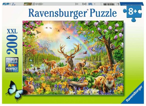 RAVENSBURGER 13352 Kinderpuzzle Anmutige Hirschfamilie 200 Teile