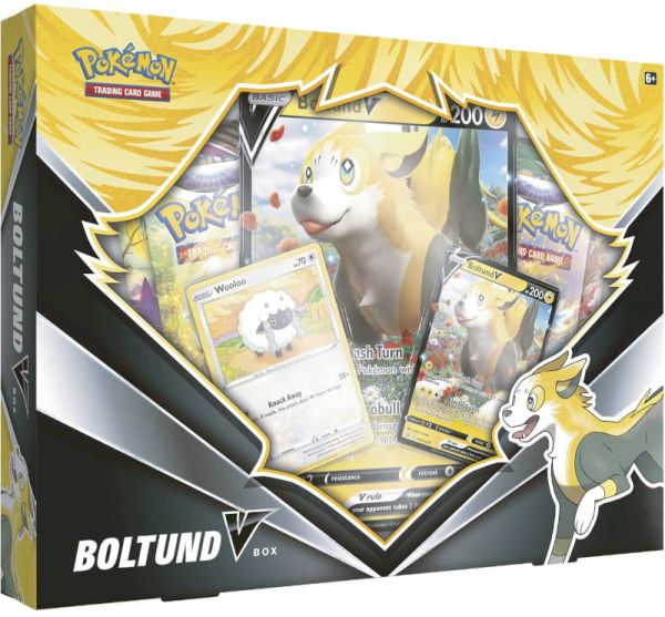 Pokémon 85118 Boltund V Box Collection Englisch