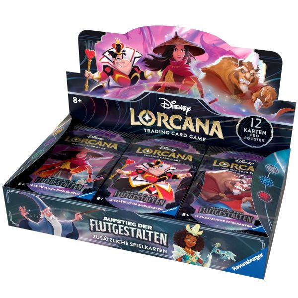 Disney Lorcana Trading Card Game: Das Zweite Kapitel Aufstieg der Flutgestalten Booster Display