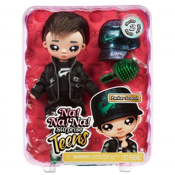 MGA Entertainment 575528EUC Na! Na! Na! Surprise Teens Doll - Parker Scorch (Dragon Boy)