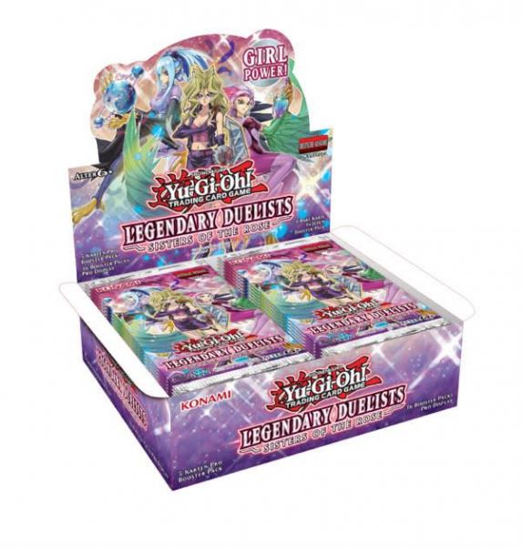KONAMI 64614 YGO Yu-Gi-Oh! Sisters of the Rose 1 Booster
