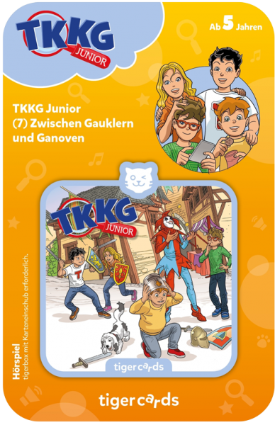 TIGER MEDIA 4178 tigercard - TKKG Junior - Folge 7: Zwischen Gauklern und Ganoven