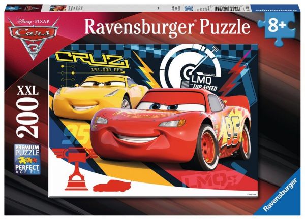 Ravensburger 12625 Puzzle - Cars, Quietschende Reifen 200 Teile XXL