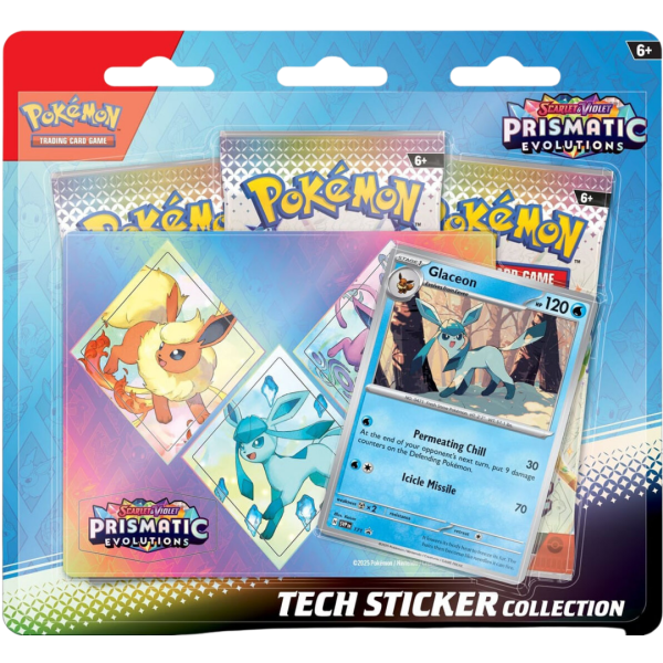 POKÉMON 10020 Scarlet & Violet 8.5 Prismatic Evolutions Tech Sticker Collection