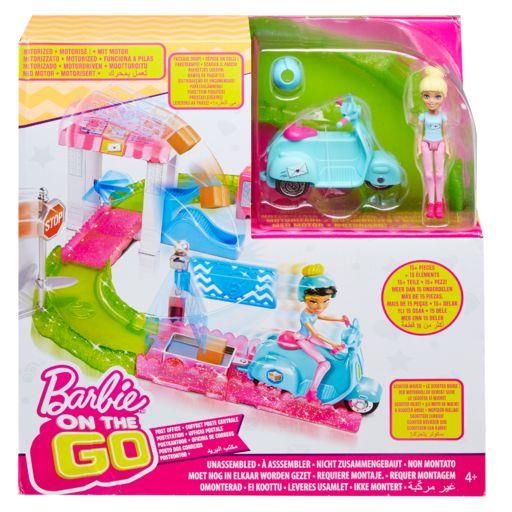 MATTEL FHV85 Barbie On The Go Poststation Spielset