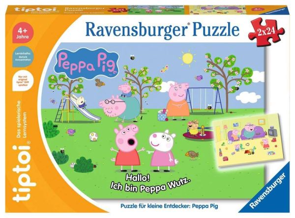 RAVENSBURGER 00163 tiptoi® Puzzle für kleine Entdecker: Peppa Pig