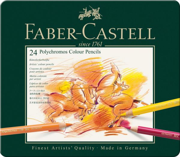 Faber-Castell 110024 Farbstift Polychromos 24er Metalletui