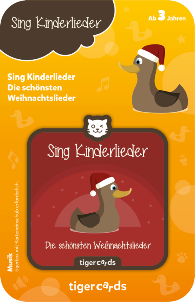 TIGER MEDIA 4419 tigercard - Sing Kinderlieder - Die schönsten Weihnachtslieder