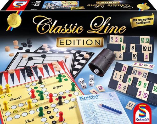 Schmidt Spiele 49196 Classic Line - Edition, mit großen Spielfiguren