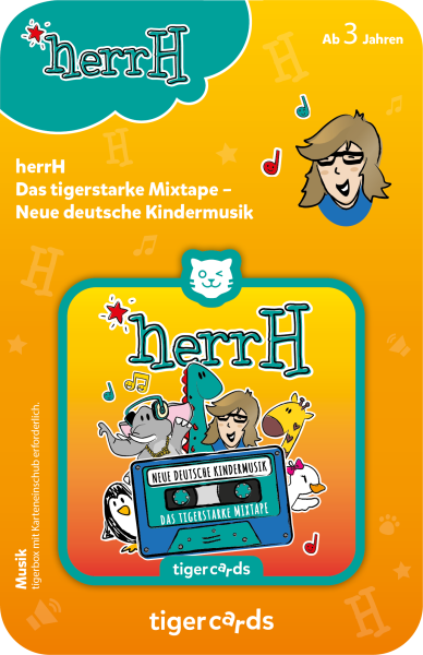 TIGER MEDIA 4187 tigercard - herrH - Best of - Das tigerstarke Mixtape - Neue deutsche Kindermusik