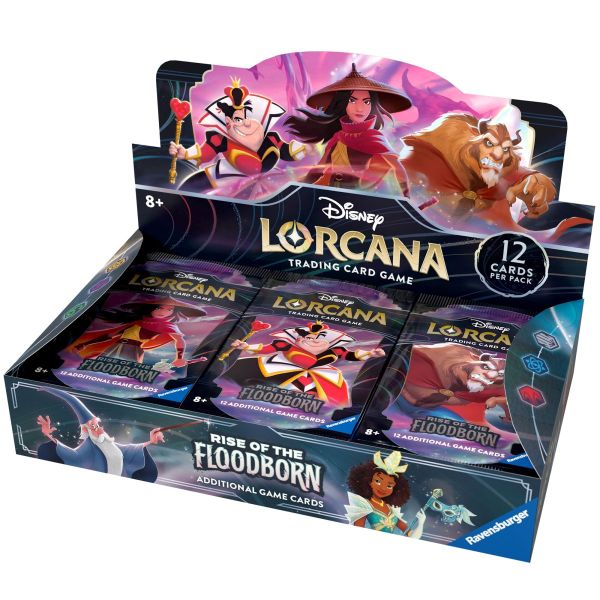 Disney Lorcana Trading Card Game: Das Zweite Kapitel Aufstieg der Flutgestalten Booster Display Engl