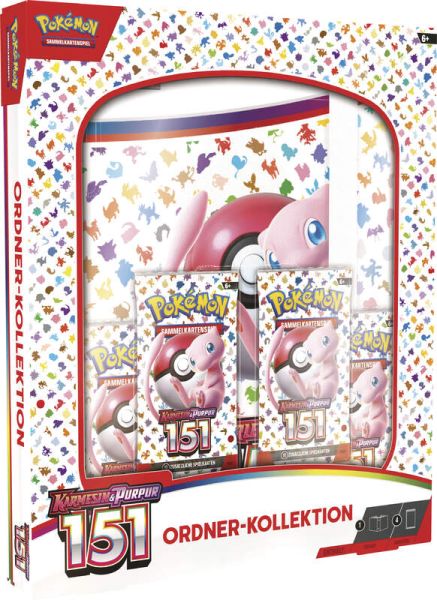 POKÉMON 45555 Karmesin & Purpur 3.5 151 Binder Kollektion