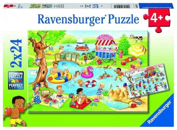 Ravensburger 05057 Ravensburger Kinderpuzzle - Freizeit am See