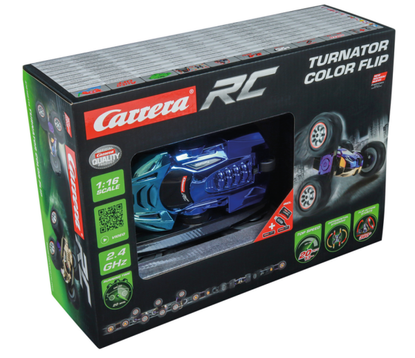 CARRERA RC 370162114 1:16 2,4GHz Turnator Color Flip