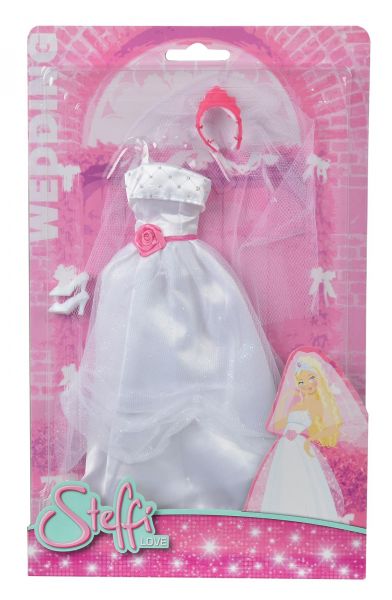 Simba 105721167 Steffi Love Wedding Dress, 2-fach sortiert