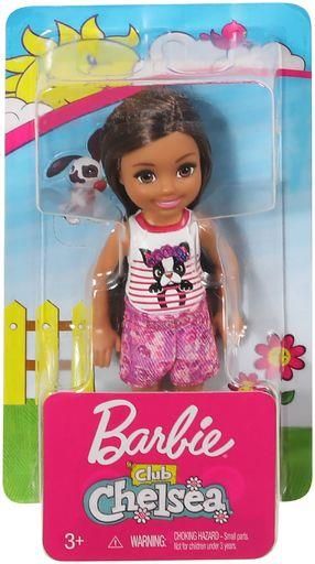 MATTEL FRL81 Barbie Chelsea Puppe mit Hündchen-Oberteil