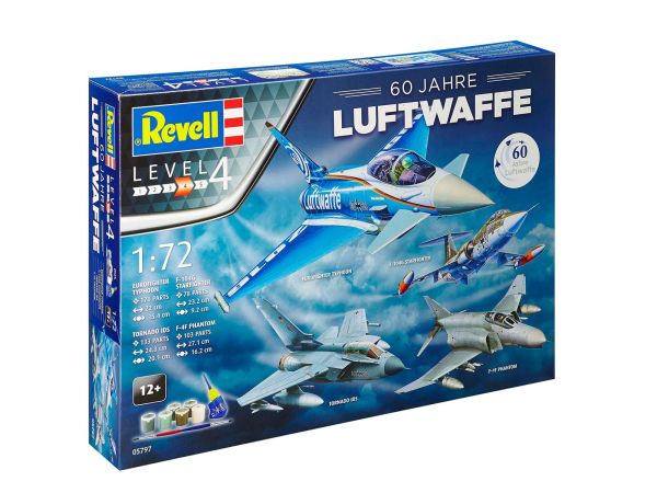 Revell 05797 1:72 Geschenkset 60 Jahre &quot;Luftwaffe&quot;