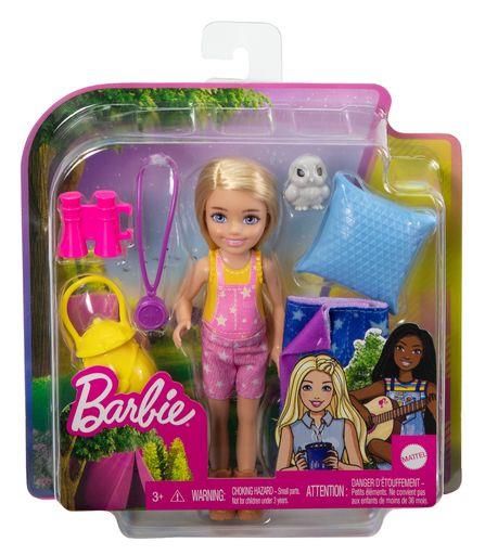MATTEL HDF77 Barbie &quot;It takes two Camping&quot; Chelsea Puppe inkl. Tier &amp; Zubehör