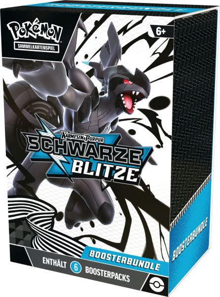 POKÉMON 11843 Boosterbundle KP10.5 Schwarze Blitze