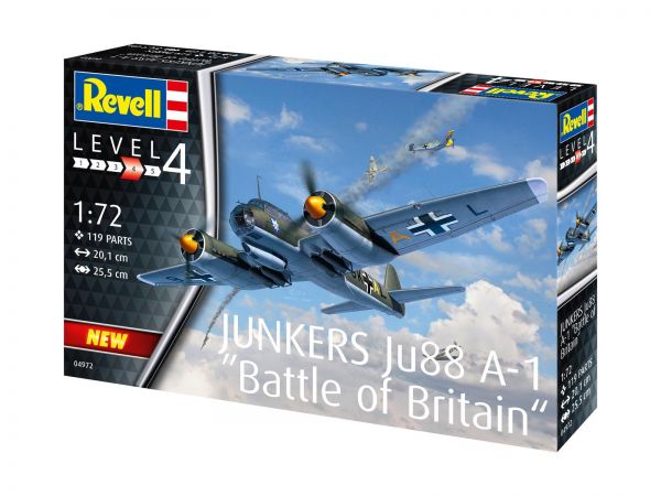 Revelll 04972 1:72 Junkers Ju88 A-1 Battle of Britain
