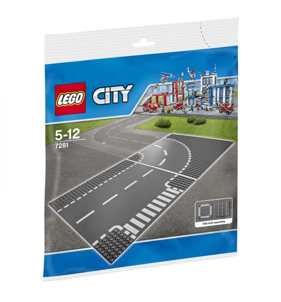 LEGO® City 7281 Kurve/ T-Kreuzung