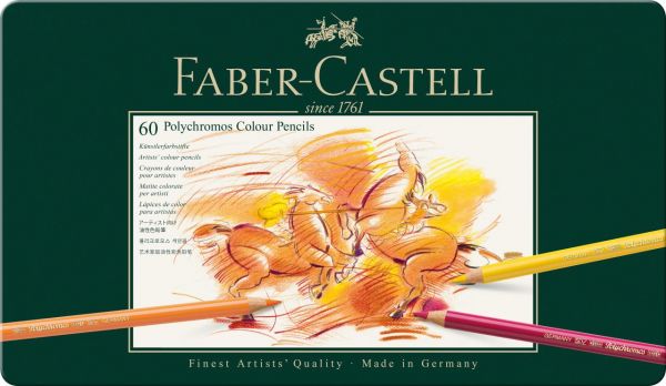 Faber-Castell 110060 Farbstift Polychromos 60er Metalletui