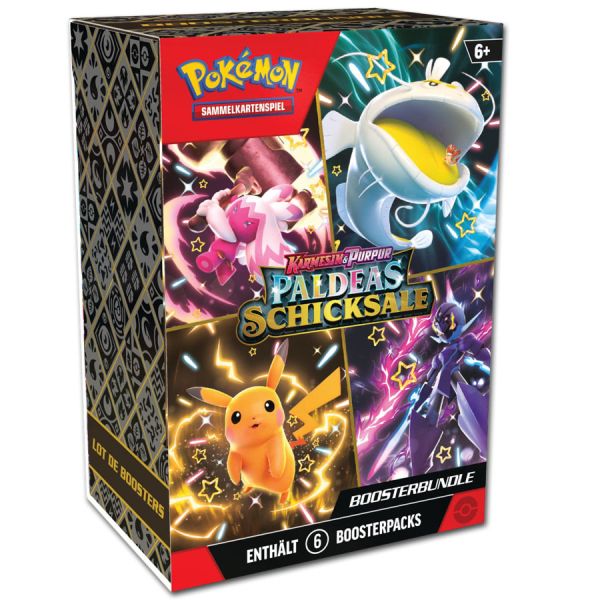 Pokémon 45805 Karmesin & Purpur 4.5 Paldeas Schicksale Booster-Bundle
