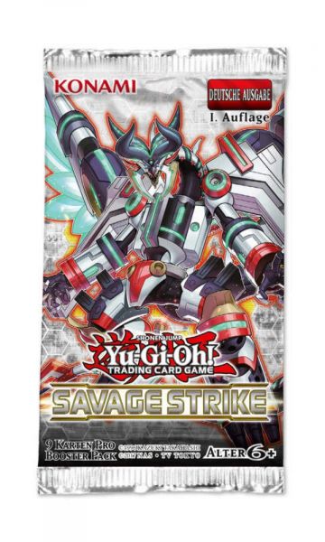 KONAMI 64633 YGO YU-GI-OH! Savage Strike Booster