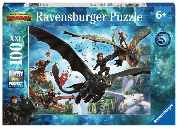 Ravensburger 10955 Kinderpuzzle Dragons, Dragons: Die verborgene Welt