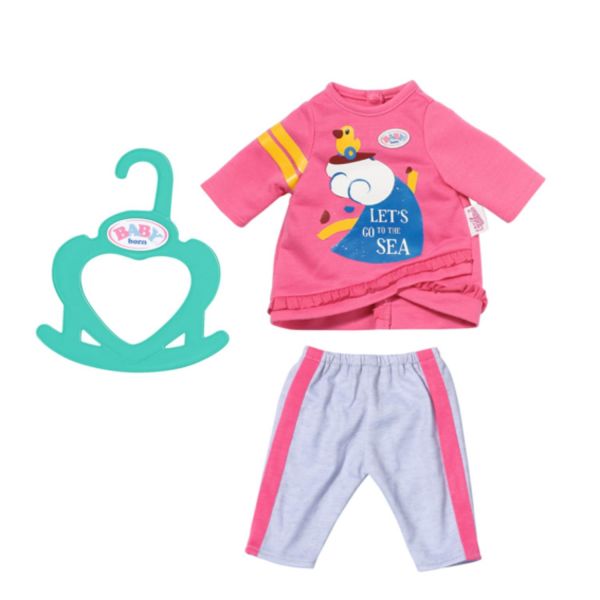 ZAPF 831892 BABY born Little Freizeit Outfit pink 36 cm